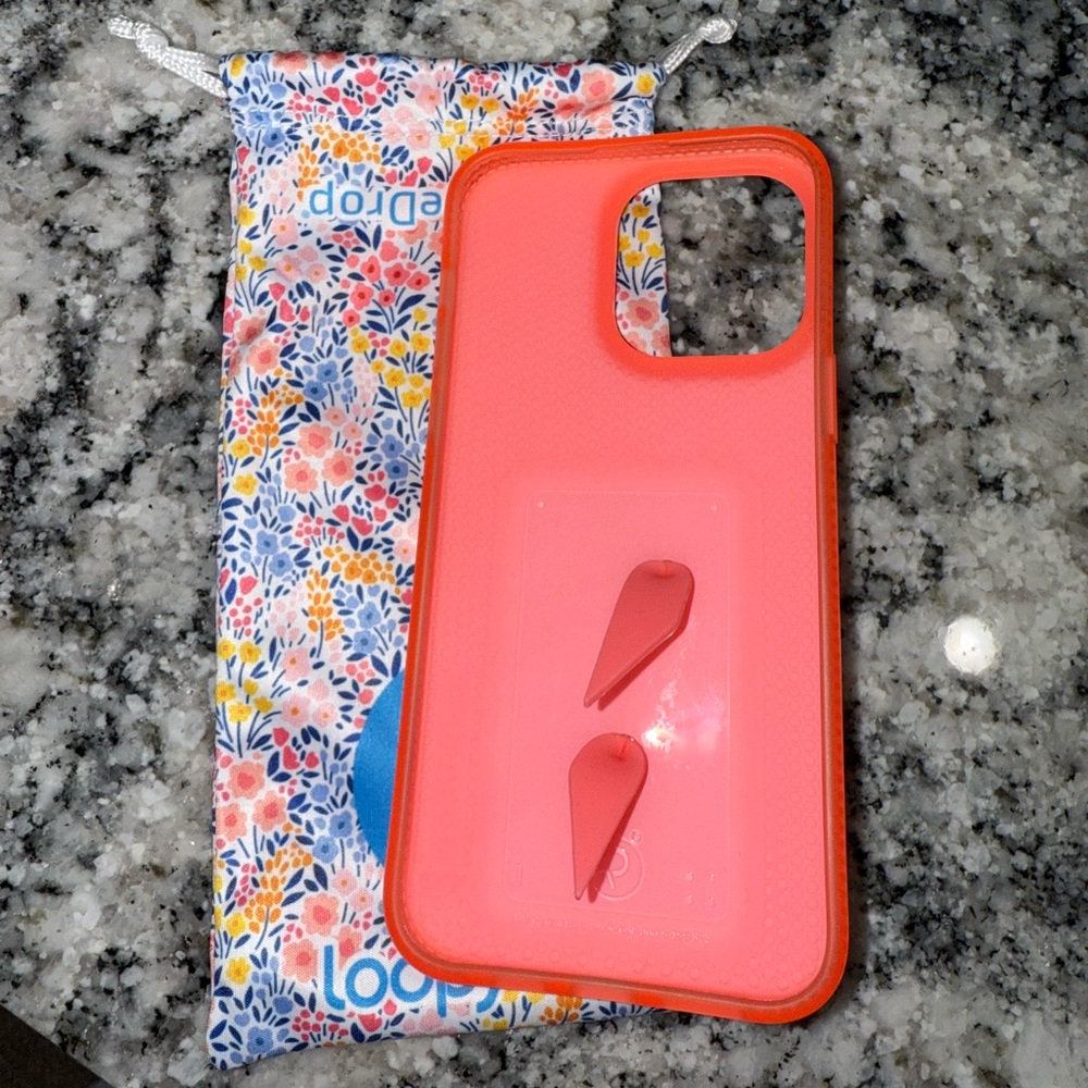 iPhone 14 Pro Max Loopy Case Floral Multi-Color Phone Case with Loopy Strap - Picture 3 of 4